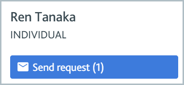 Send request button