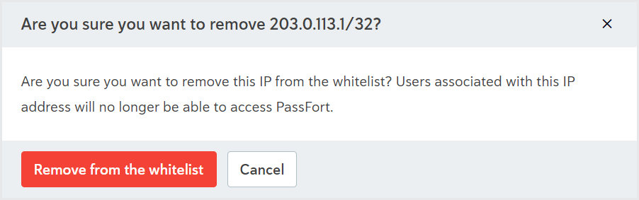 Remove IP address_modal